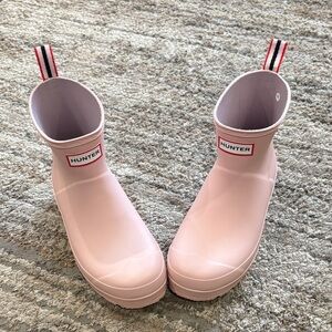 Hunter original play Pink Rain Boots